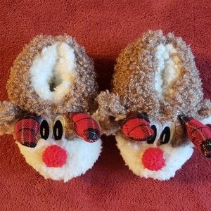Children's Reindeer Slippers